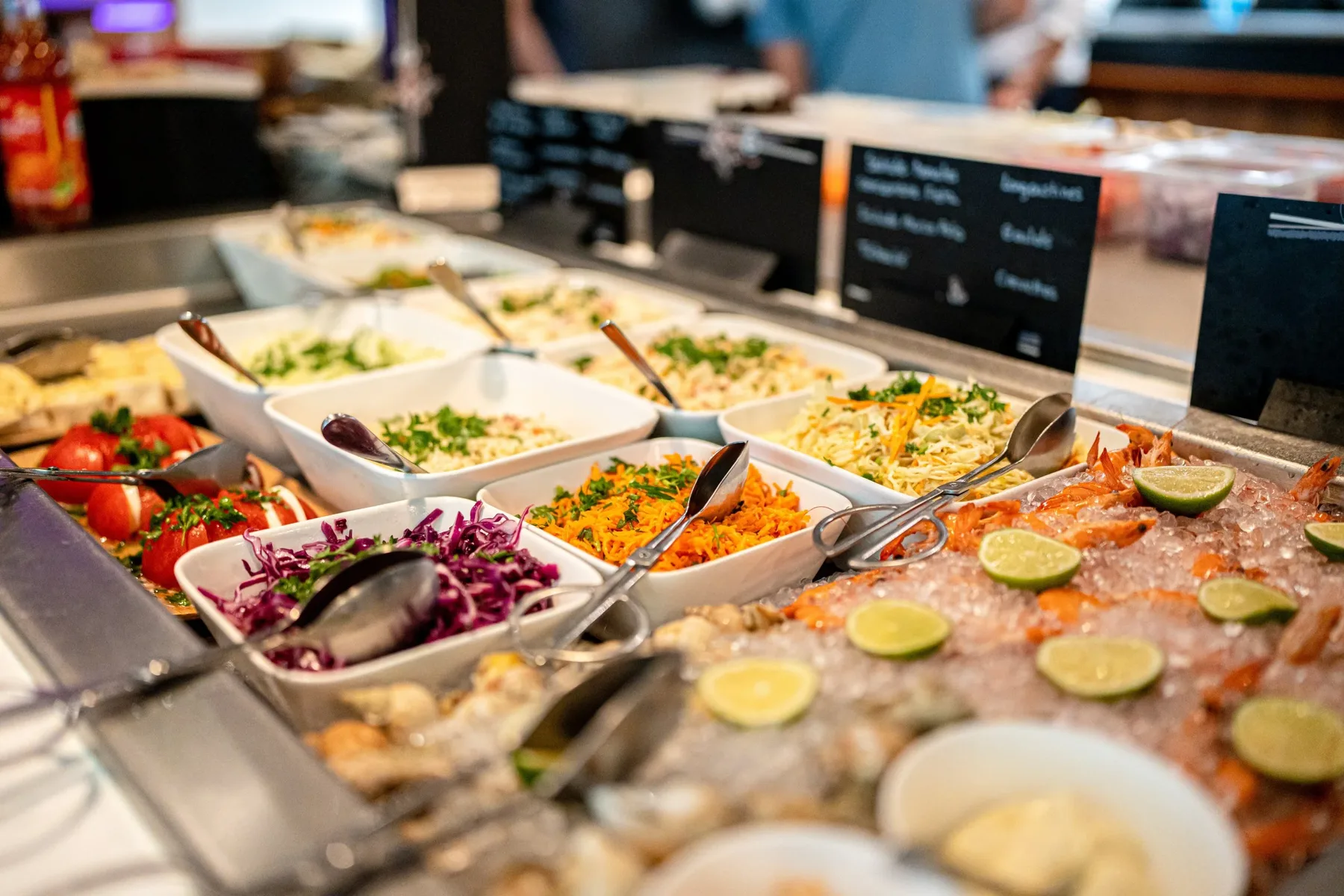 Le buffet d'entrées